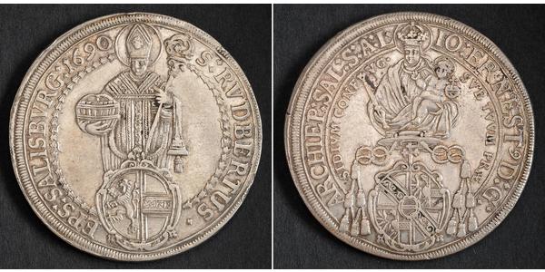 1 Thaler Salisburgo Argento 
