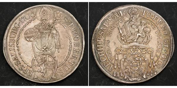 1 Thaler Salisburgo Argento 