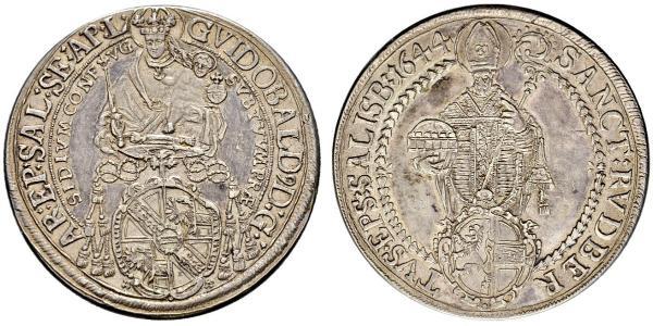 1 Thaler Salisburgo Argento 