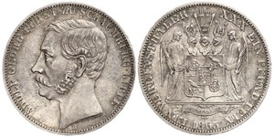 1 Thaler Schaumburg-Lippe (1643 - 1918) Argento Adolfo I di Schaumburg-Lippe