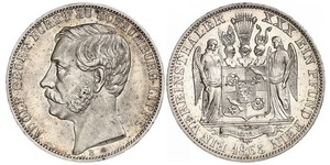 1 Thaler Schaumburg-Lippe (1643 - 1918) Argento Adolfo I di Schaumburg-Lippe