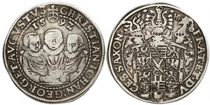 1 Thaler Stati federali della Germania Argento 