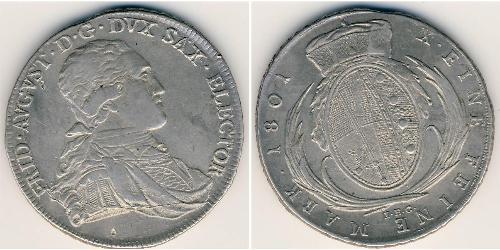 1 Thaler Stati federali della Germania Argento 