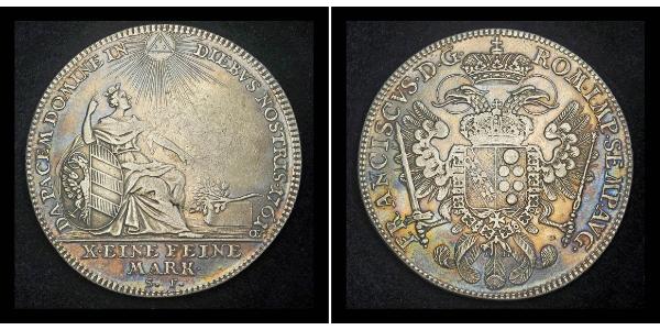 1 Thaler Stati federali della Germania Argento 