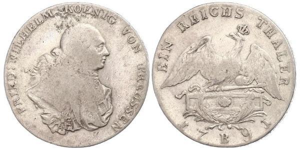 1 Thaler Stati federali della Germania Argento 