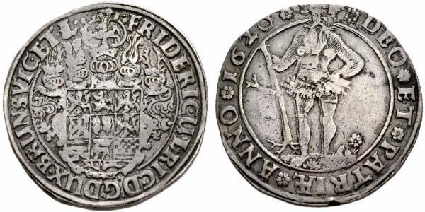 1 Thaler Stati federali della Germania Argento Federico Ulrico di Brunswick-Lüneburg (1591 - 1634)
