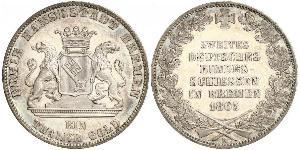 1 Thaler Stati federali della Germania / Brema (stato) Argento 