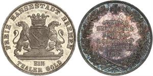 1 Thaler Stati federali della Germania / Brema (stato) Argento 