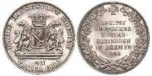 1 Thaler Stati federali della Germania / Brema (stato) Argento 