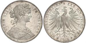 1 Thaler Stati federali della Germania / Germania Argento 