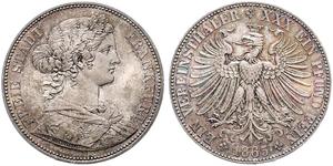 1 Thaler Stati federali della Germania / Germania Argento 