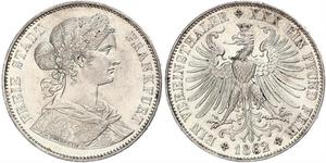 1 Thaler Stati federali della Germania / Germania Argento 