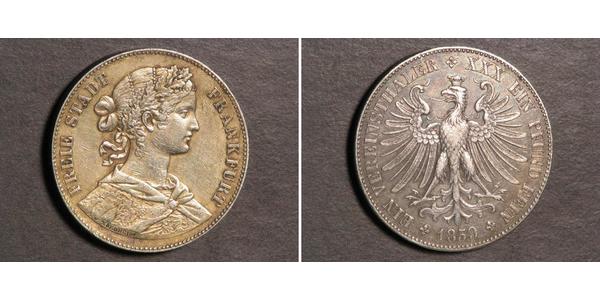 1 Thaler Stati federali della Germania / Germania Argento 