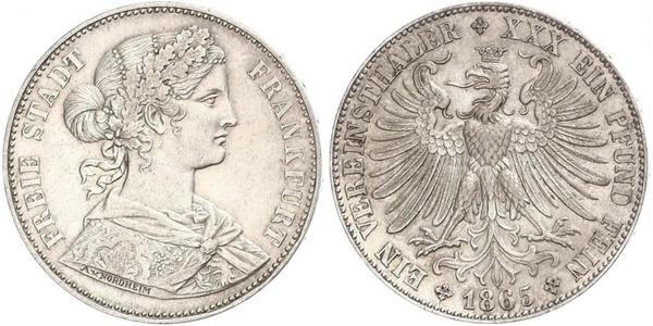 1 Thaler Stati federali della Germania / Germania Argento 