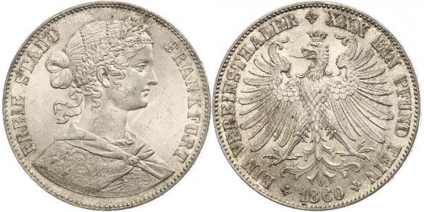 1 Thaler Stati federali della Germania / Germania Argento 