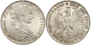 1 Thaler Alemania / States of Germany Plata 