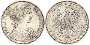 1 Thaler Alemania / States of Germany Plata 