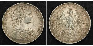 1 Thaler Alemania / States of Germany Plata 