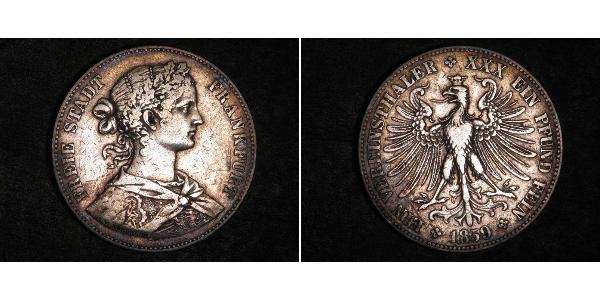 1 Thaler Alemania / States of Germany Plata 