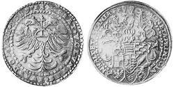 1 Thaler Anhalt (1212 - 1806) Plata 