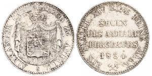 1 Thaler Anhalt-Bernburg (1603 - 1863) Plata Alexius Frederick Christian, Duke of Anhalt-Bernburg (1767 – 1834)