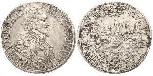 1 Thaler Augsburgo (1276 - 1803) Plata Ferdinand III, Holy Roman Emperor (1608-1657)