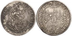 1 Thaler Augsburgo (1276 - 1803) Plata Ferdinand III, Holy Roman Emperor (1608-1657)