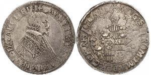 1 Thaler Augsburgo (1276 - 1803) Plata Ferdinand III, Holy Roman Emperor (1608-1657)