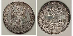 1 Thaler Augsburgo (1276 - 1803) Plata Fernando II de Habsburgo(1578 -1637)