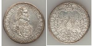 1 Thaler Augsburgo (1276 - 1803) Plata Ferdinand III, Holy Roman Emperor (1608-1657)