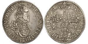 1 Thaler Augsburgo (1276 - 1803) Plata Ferdinand III, Holy Roman Emperor (1608-1657)