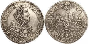 1 Thaler Augsburgo (1276 - 1803) Plata Ferdinand III, Holy Roman Emperor (1608-1657)