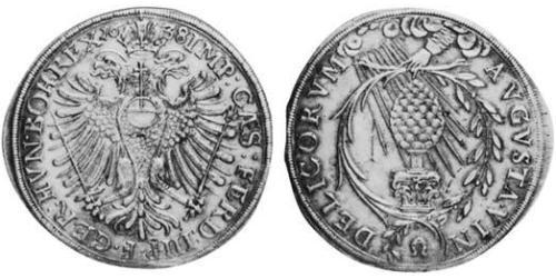 1 Thaler Augsburgo (1276 - 1803) Plata Ferdinand III, Holy Roman Emperor (1608-1657)