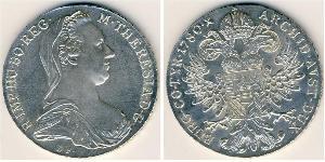 1 Thaler Austria Plata 