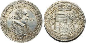 1 Thaler Austria Plata Archduke Leopold Wilhelm of Austria (1614 -1662)