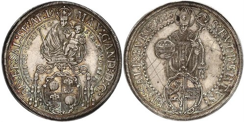 1 Thaler Austria Plata 