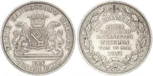 1 Thaler Bremen (estado) Plata 