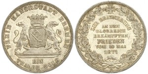 1 Thaler Bremen (estado) Plata 