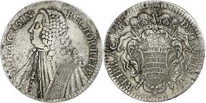 1 Thaler Dalmatia Plata 