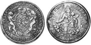 1 Thaler Ducado de Baviera (907 - 1623) Plata 