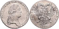 1 Thaler Electorado de Sajonia (1356 - 1806) Plata Federico Augusto I de Sajonia