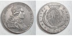 1 Thaler Electorado de Sajonia (1356 - 1806) Plata Federico Augusto I de Sajonia