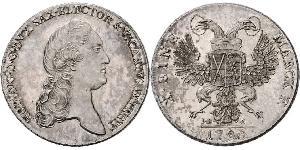 1 Thaler Electorado de Sajonia (1356 - 1806) Plata Federico Augusto I de Sajonia