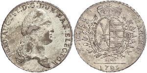 1 Thaler Electorado de Sajonia (1356 - 1806) Plata Augusto II de Polonia (1670 - 1733)