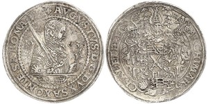 1 Thaler Electorado de Sajonia (1356 - 1806) Plata 