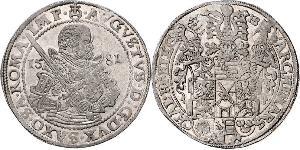 1 Thaler Electorado de Sajonia (1356 - 1806) Plata 