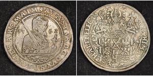 1 Thaler Electorado de Sajonia (1356 - 1806) Plata 