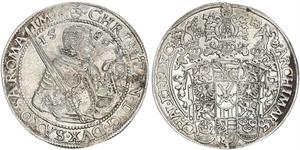 1 Thaler Electorado de Sajonia (1356 - 1806) Plata 