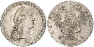 1 Thaler Electorado de Sajonia (1356 - 1806) Plata Federico Augusto I de Sajonia