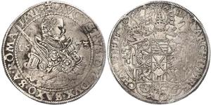 1 Thaler Electorado de Sajonia (1356 - 1806) Plata 